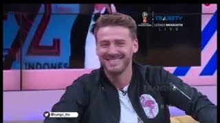 Jonatan Cerrada sur TRANS TV Rumpi no secret 7 Février 2018 [upl. by Lise]