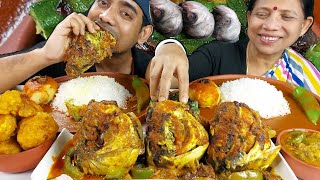 Yummy Veg and Non veg Food Eating Show Mukbang Indian Food [upl. by Raina]