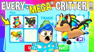 Trading EVERY MEGA NEON CRITTER PET In SOUTHEAST ASIA Egg In Adopt Me Roblox Adopt Me TRADES [upl. by Thackeray]