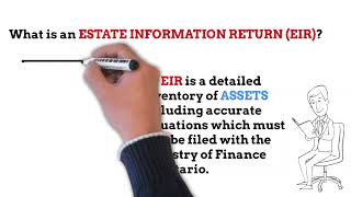 Estate Information Return EXPLAINED  EIR  EIR MEANING  Estate Information Return DEFINITION  EIR [upl. by Julio693]