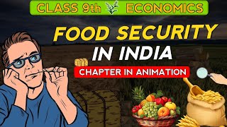 food security in india class 9 animation  class 9 economic chapter 4  cbse [upl. by Oric510]