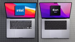 i9 Intel VS M1 Max MacBook Pro 16 Should YOU Upgrade [upl. by Notirb]