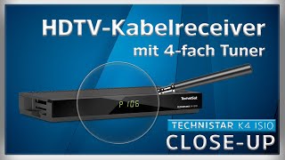 TECHNISTAR K4 ISIO  HDTVKabelreceiver mit 4fachTuner  TechniSat [upl. by Votaw]