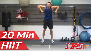 HASfit Warrior 20 Minute HIIT Workout Part 3 of 3  BEST Home Fitness Training Exercises [upl. by Gathers534]