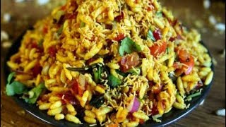 girmit recipe  masala puffed rice  north karnataka mandakki upkari [upl. by Airrehs]