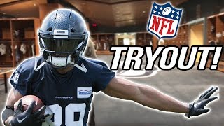 What’s an NFL Tryout Like INTENSE [upl. by Vod]