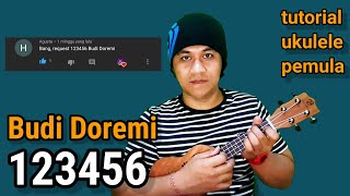 123456  Budi Doremi tutorial ukulele chordukulele [upl. by Schmeltzer]