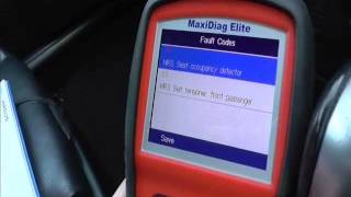 Saab SRS Airbag Light MOT FAIL How To Fix [upl. by Akemehc]