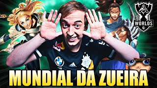 LUX SUPORTE no MUNDIAL e YASUO FAZENDO 1v9  MUNDIAL DA ZUEIRA  WORLDS 2024 [upl. by Nordin701]