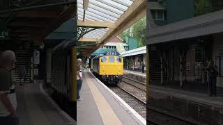 D7535 Diesel Locomotive at Eridge [upl. by Akeryt]