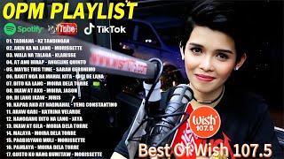 TADHANA  KZ TANDINGAN💝 BEST OF WISH 1075 PLAYLIST 2024💕OPM HUGOT LOVE SONGS 2024 [upl. by Oidale]