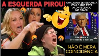 Trump manda recado e a esquerda pira shorts [upl. by Sethrida380]