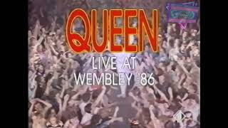 Promo TV quotQueen  Live at Wembley 86quot su Italia 1 1992 [upl. by Ahtera]