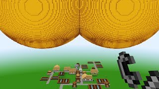 ¡EL TRASERO GIGANTE DE MINECRAFT HACE UNA GRAN CAGADA 💩😱 DESTRUYO LA VILLA [upl. by Giraud]