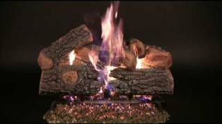 Rasmussen Evening Prestige Vented Gas Log Set [upl. by Nesila]