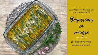 Cómo hacer BOQUERONES EN VINAGRE PERFECTOS🐟 Blanquitos y Duritos [upl. by Franci]