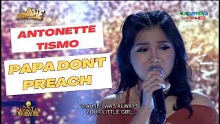 Antonette Tismo Sings Papa Dont Preach [upl. by Suzzy]