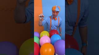 Pop the Balloon Sink or Float with Blippis Vehicle Toys shorts blippi [upl. by Sothena888]