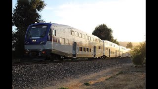 HD Trains in Martinez and Pleasanton UP Rail Train New ACE Cab Car and More 1006102024 [upl. by Etnoj952]