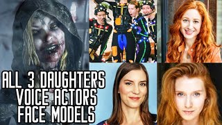 All Lady Dimitrescu Daughters Voice Actors Cast Resident Evil 8 Village Faces of Main Characters [upl. by Dirfliw]