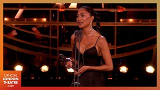 Nicole Scherzinger wins Best Actress in a Musical for Sunset Boulevard  Olivier Awards 2024 [upl. by Kafka]