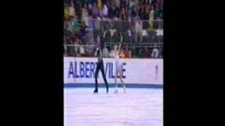 1992 Olympics Pairs SP Kovarikova amp Novotny [upl. by Haidej461]