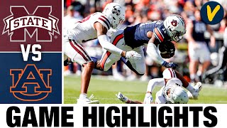 Mississippi State vs 17 Auburn  College Football Highlights [upl. by Yoral]