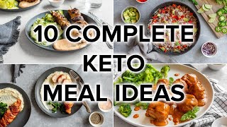 10 Easy Low Carb amp Keto Meal Ideas Side Dish Included [upl. by Lowson]