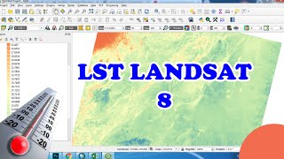 Land surface temperature Landsat 8  la temperature Landsat 8 [upl. by Aneele]