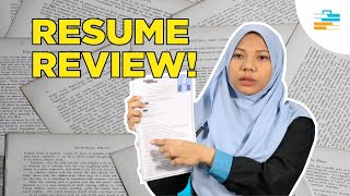 Cara Buat Resume Mohon Kerja Yang Betul Resume Review 💯 [upl. by Jacqui]