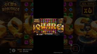 Gems Bonanza Slot Bonus Buy SENSATIONAL casino slot bonus shorts [upl. by Loralee]