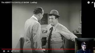 The Abbott And Costello Show  Loafing Reaction LOL These Two Are Crazy [upl. by Namrac]