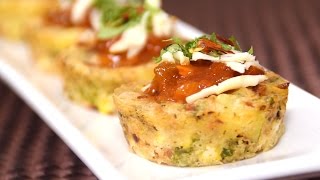 Savory Muffin Recipe  Easy Tasty Eggless Muffins With Potato Cheese amp Corn [upl. by Missi790]