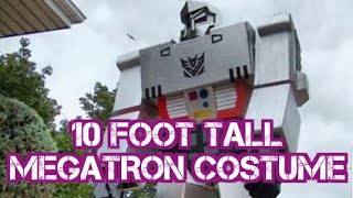 10 FT Tall Megatron G1 Transformers Costume [upl. by Tallbott696]