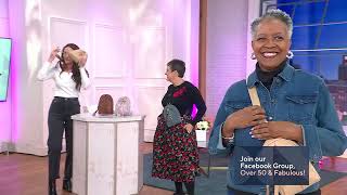 Aimee Kestenberg Tamitha Leather Sling Bag on QVC [upl. by Niac963]