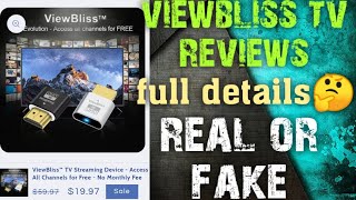 view bliss tv streaming device reviews  viewbliss scam  viewbliss real or fake review [upl. by Eilujna]