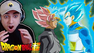 VEGETA VS GOKU BLACK Dragon Ball Super REACTION Episode 63 [upl. by Islek]