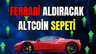 HALVİNG SONRASI SİZİ ZENGİN EDECEK ALTCOİNLERFERRARİ ALDIRACAK ALTCOİN SEPETİ [upl. by Moffitt]