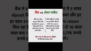 Bank VS share market  stock latest news marketing finance investing bank shorts viral 2024 [upl. by Auohc732]