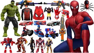 Marvel toys SpiderManSpiderMan maskUnboxing toy videoVersatile Marvel toys [upl. by Iamhaj710]