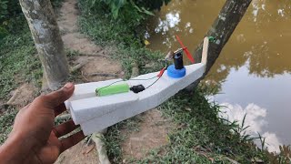 Amazing High Speed Boat  Home Made [upl. by Jaala]