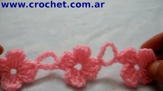 Punto MARGARITA en tejido crochet o ganchillo Parte 2 tutorial paso a paso Moda a Crochet [upl. by Chadd127]