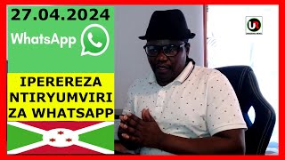 Leta yu Burundi ntabubasha ifise bwo kumva ibivugirwa kuri WhatsApp zanyuDanielmugisha atanzUmuco [upl. by Yllrebmik]