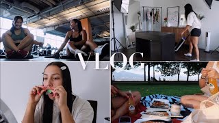 DAY IN MY LIFE VLOG realistic  workout cleaning bike riding in Vancouver new furniture  more [upl. by Drescher]