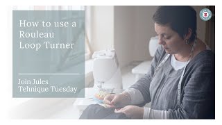 Technique Tuesday  How to use a Rouleau Loop Turner [upl. by Kirt]