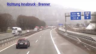 Autobahn Grenzübergang Kiefersfelden 🇩🇪  Kufstein 🇦🇹 [upl. by Elyag]