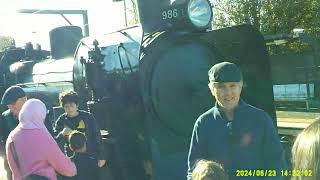 Steamrails A²986 with Tait Set at Watergardens Station 23 June 2024 pt1 [upl. by Hploda]