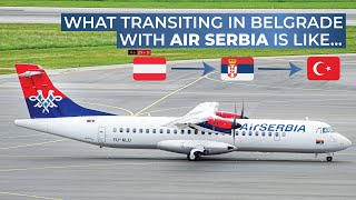 TRIPREPORT  Air Serbia Economy  Vienna  Belgrade  Istanbul Atatürk  ATR72  Airbus A319 [upl. by Neukam621]