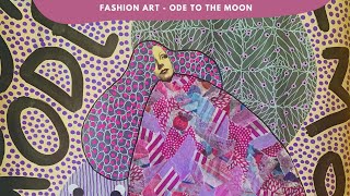 Fashion Art  Ode To The Moon [upl. by Nauqit]