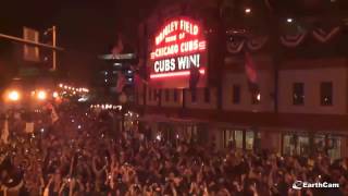 Wrigley Field 2016 Cubs World Series LIVE REACTION HD [upl. by Yelena]